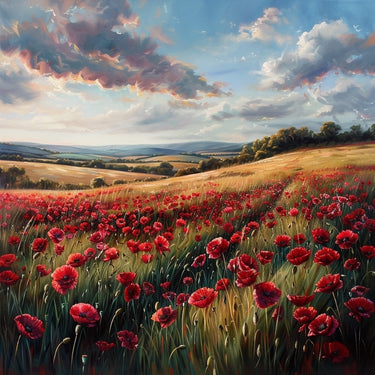Peinture Fleur de Coquelicot